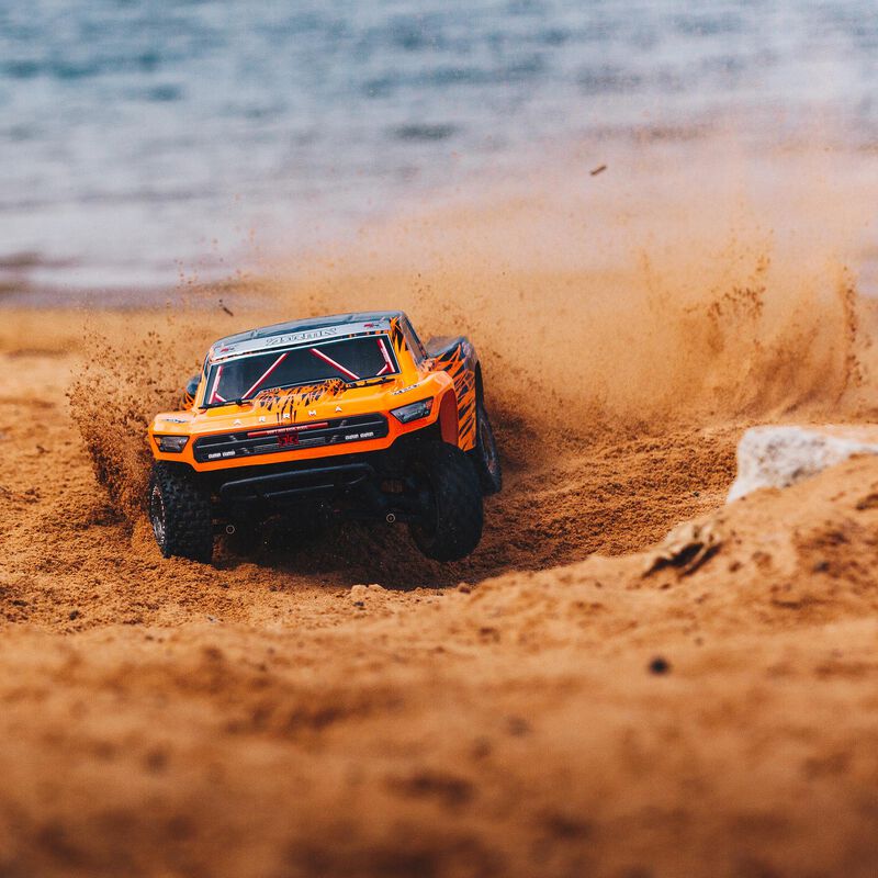1/10 SENTON 3S BLX 4WD Brushless Short Course Truck with Spektrum RTR, Orange/Black