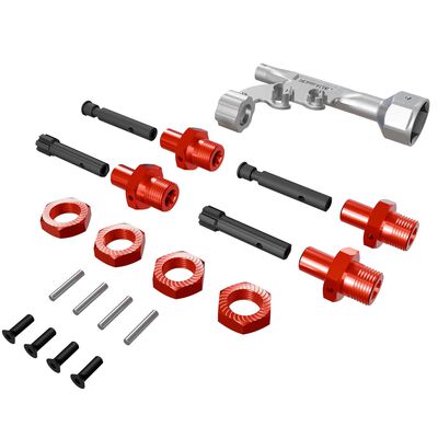17mm Wheel Hex Conversion for Threaded Axles (+10mm Offset) 17mm Wheel Hex Conversion for Threaded Axles (+10mm Offset)