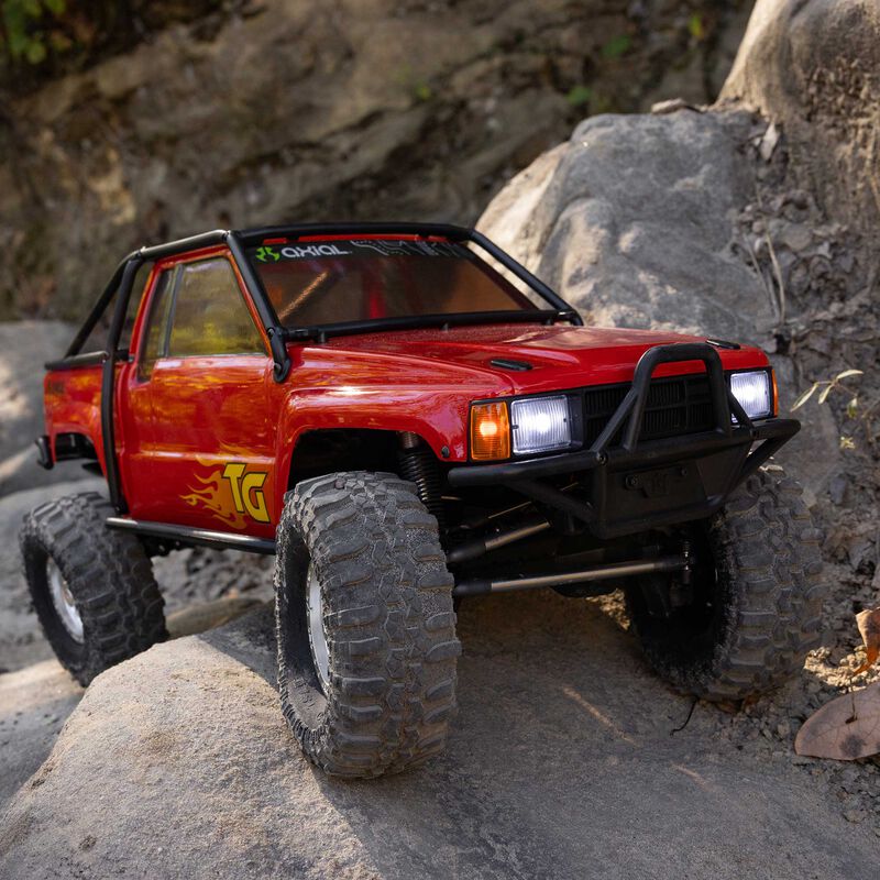 1/10 SCX10 III 1987 Toyota SR5 4X4 RTR Brushed Rock Crawler, Red 1/10 SCX10 III 1987 Toyota SR5 4X4 RTR Brushed Rock Crawler, Red