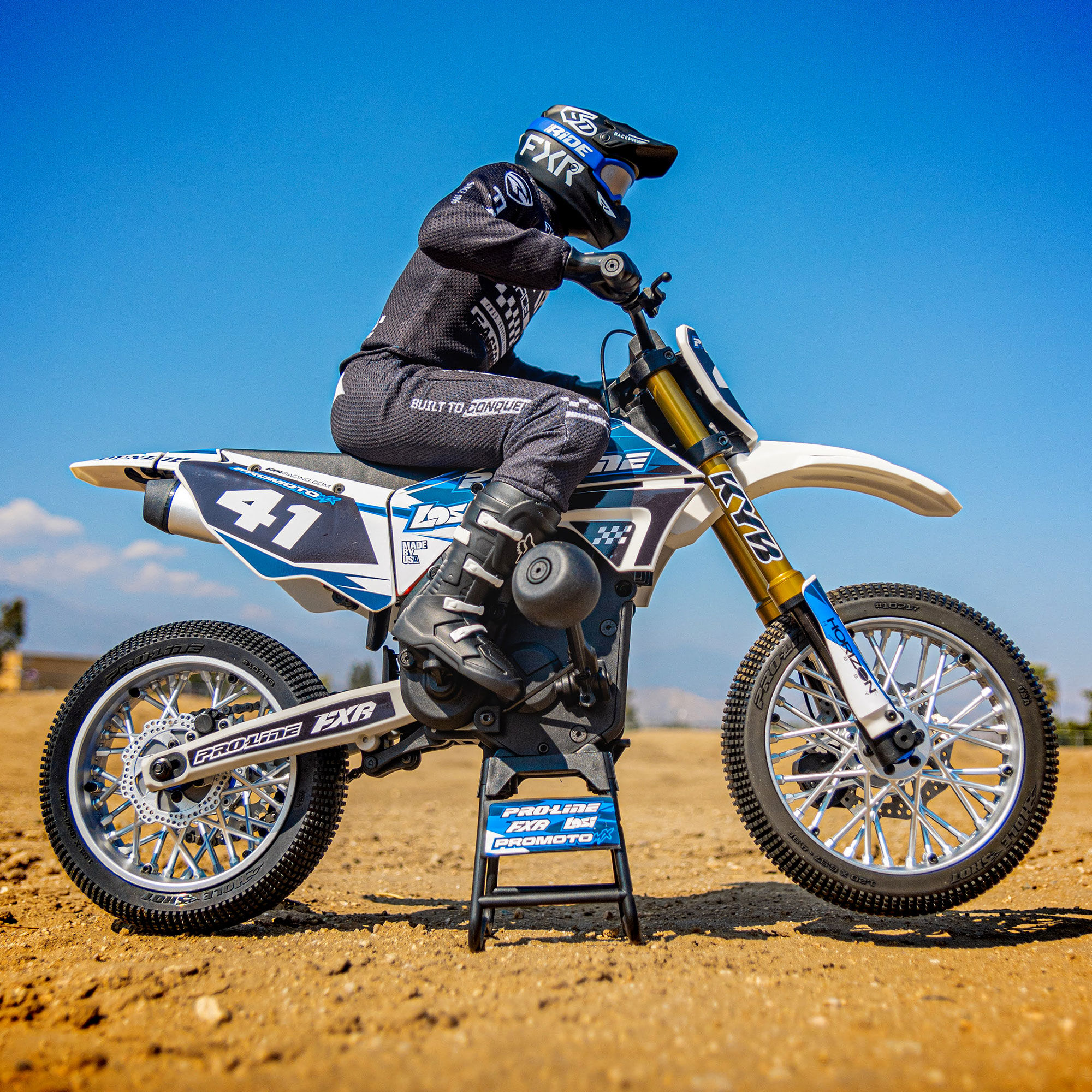 �˾���ũ PRO1021702 [PROLINE-RACING] 10217-02 1/4 Hole Shot M3 Motocross Front Tire (1): PROMOTO-MX 1