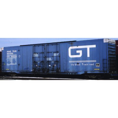 HO 60' Texarkana Rebuilt XB-172 Box, GTW #384558 HO 60' Texarkana Rebuilt XB-172 Box, GTW #384558