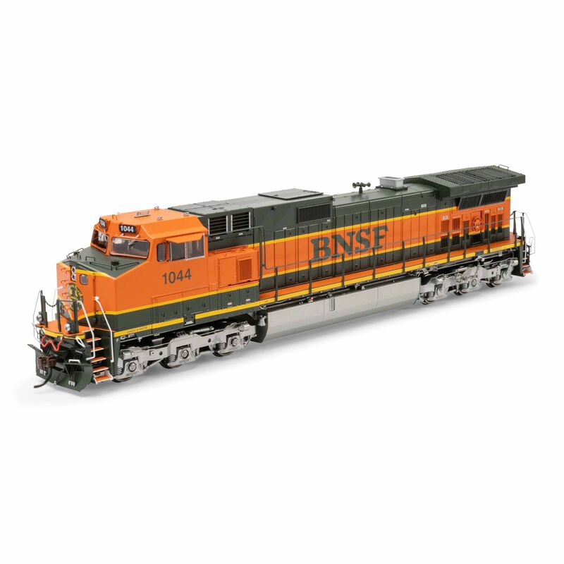 HO GE Dash 9-44CW Locomotive with DCC & Sound, BNSF Heritage I #1044