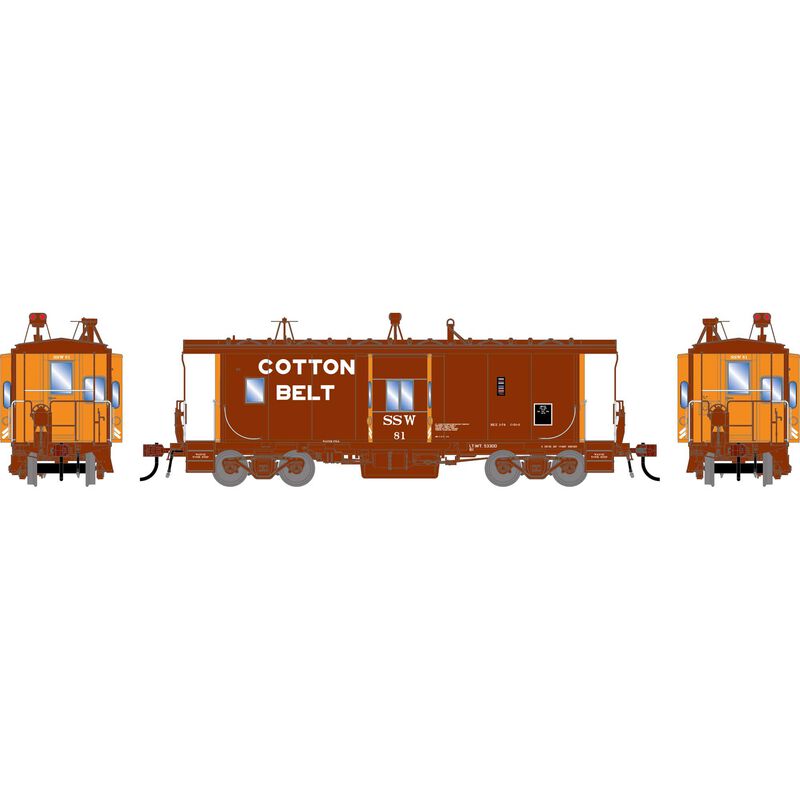 HO GEN ICC Bay Window Caboose w/Lights & Sound, Early SSW #81