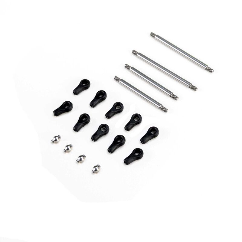 Axial 30mm & 35.5mm, Steel Links, Straight: SCX30 Axial 30mm & 35.5mm, Steel Links, Straight: SCX30