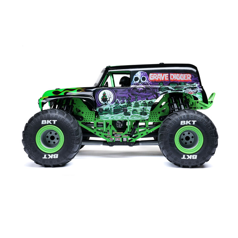 [�˾���ũ] LOS04028T1 [TEAM LOSI] LOSI 1/8 LMT 2.0 Grave Digger 4X4 �ָ��� �׽� �귯�ø��� ���� Ʈ�� RTR, �׸� 28