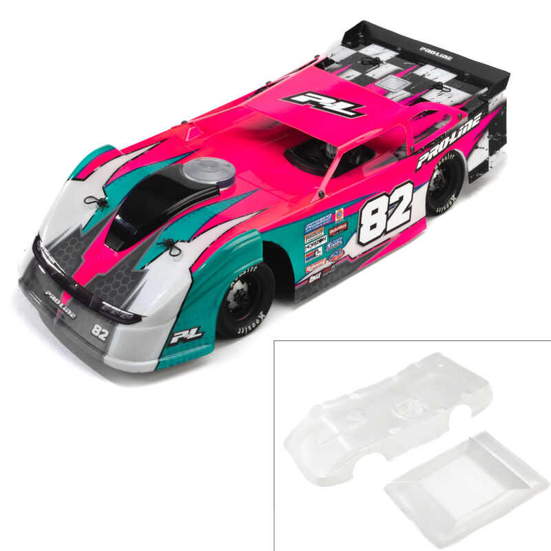 1/12 Pre-Cut Dirt Late Model Tombstone Hi-Performance Clear Body: Losi ALM RC Race Car 1/12 Pre-Cut Dirt Late Model Tombstone Hi-Performance Clear Body: Losi ALM RC Race Car