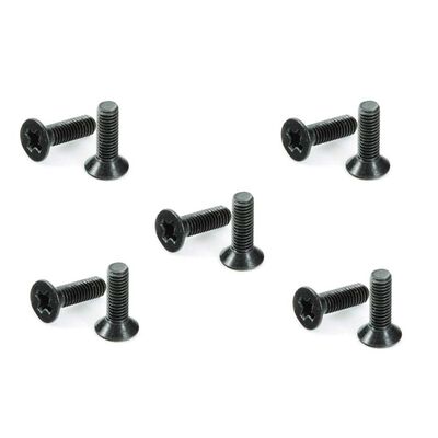 Flat Head Cross Machine Screw 3x10mm (10) Flat Head Cross Machine Screw 3x10mm (10)