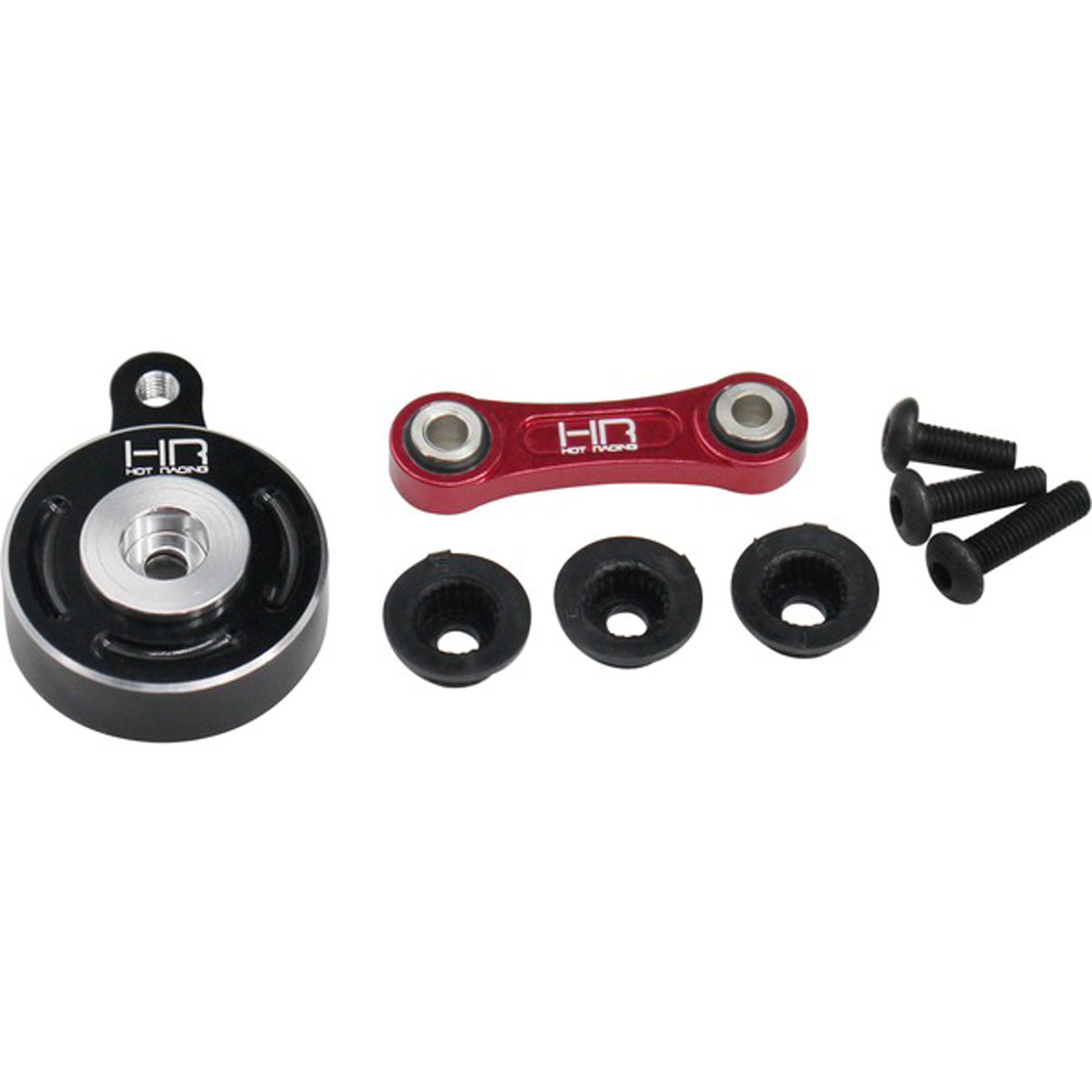 thumbnail image 2 of Hot Racing Aluminum Fixed Link Steering 23T Servo Arm – For Arrma 1/8 RC – AON48SH23 – Hot 2 of 5