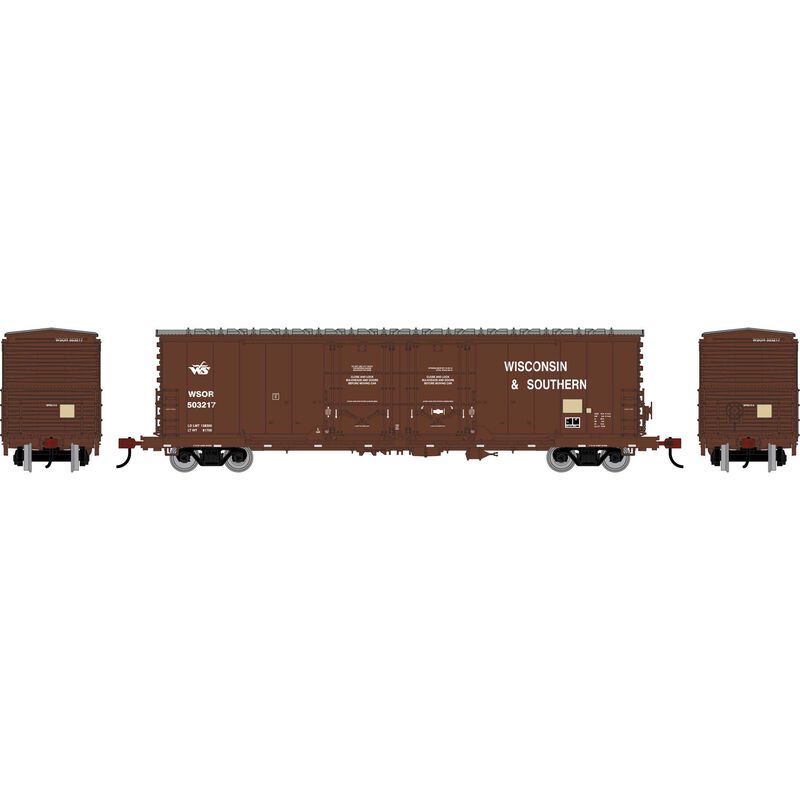 HO ATH 50' Evans Double Plug Door Box Car, WSOR #503217