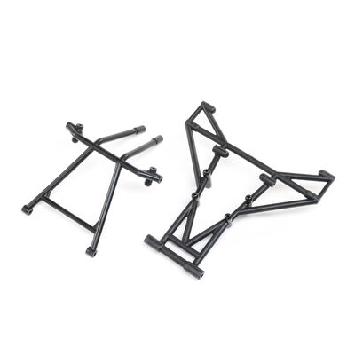 Front & Upper Cage Bars, Black: LMT Mega Front & Upper Cage Bars, Black: LMT Mega