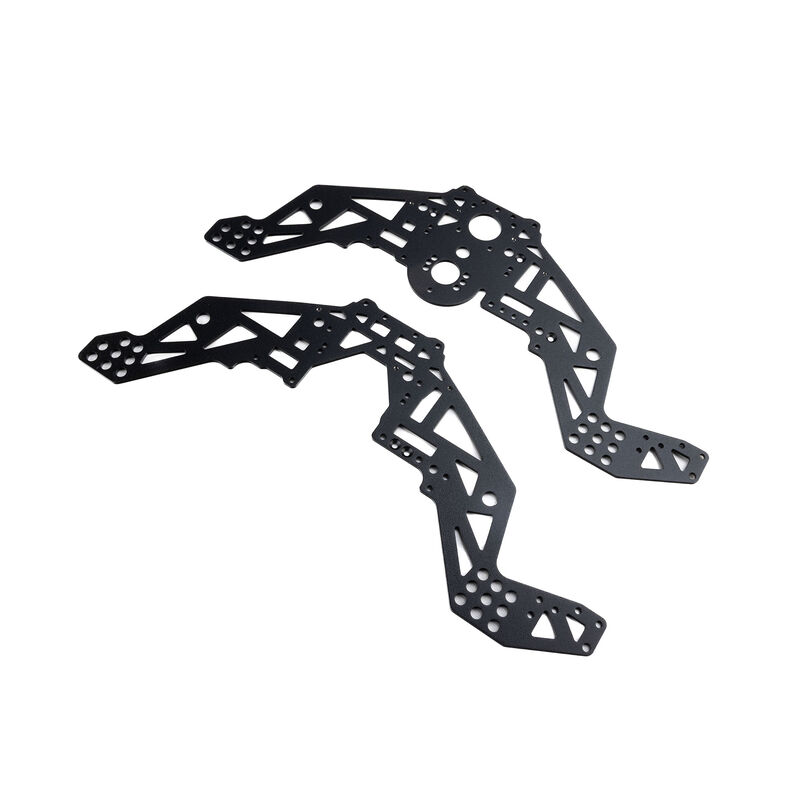 Losi Chassis Plate Set V3, Black: Mini LMT Sparkle Smash Losi Chassis Plate Set V3, Black: Mini LMT Sparkle Smash