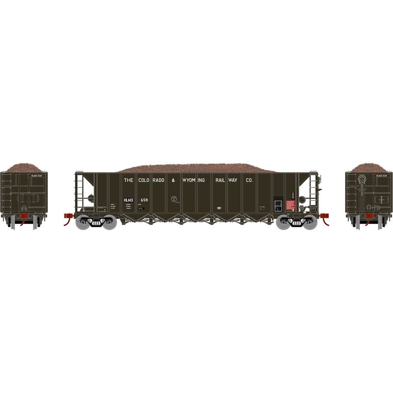 HO RTR 5-Bay Rapid Discharge Hopper HLMX #659