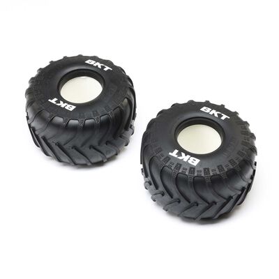 BKT 2.6" Monster Truck Tire with Insert, Soft (2): LMT 2.0 BKT 2.6" Monster Truck Tire with Insert, Soft (2): LMT 2.0