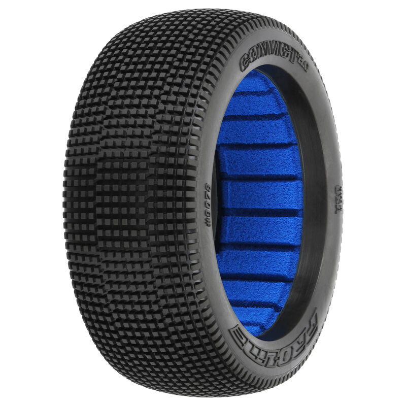 1/8 Convict 2.0 M3 Front/Rear Off-Road Buggy Tires (2)