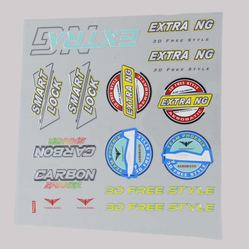 Decal Sheet: Extra NG 35cc