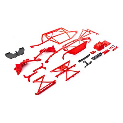 Cage Set, Complete, Red: Capra 4WS UTB Cage Set, Complete, Red: Capra 4WS UTB