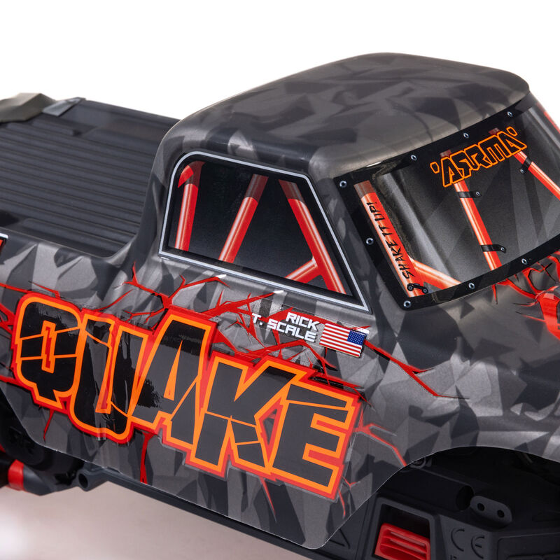 [���ܼ�] ARA3537T1 [ARRMA] 1/10 QUAKE 223S DSC 2WD RTR Brushless Monster Truck, Red