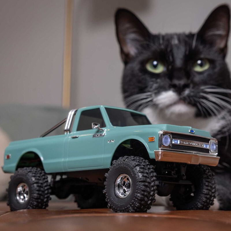 Axial 1/30 SCX30 ½¦º¸·¹ K10 4X4 RTR ºê·¯½Ãµå ¶ô Å©·Ñ·¯ (¹èÅ͸® ¹× ÃæÀü±â Æ÷ÇÔ), ³ì»ö