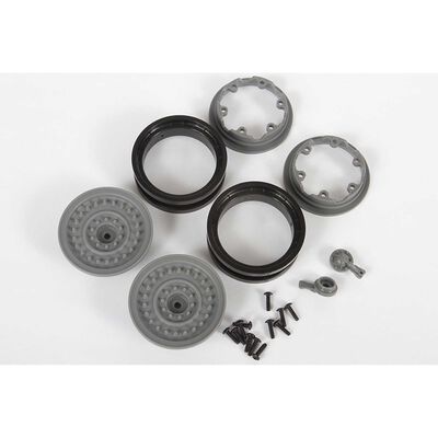 1/10 MW19 1.9 Beadlock Wheels, 12mm Hex, Gray (2) 1/10 MW19 1.9 Beadlock Wheels, 12mm Hex, Gray (2)