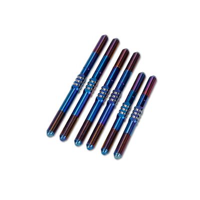 Schumacher Cougar LD3 Fin turnbuckle kit - burnt blue Schumacher Cougar LD3 Fin turnbuckle kit - burnt blue
