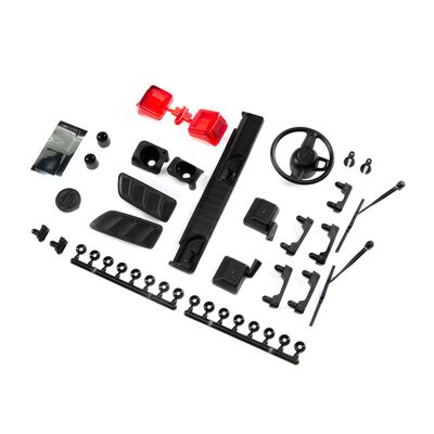 Exterior Body Detail Parts, Jeep JLU: SCX10 III Exterior Body Detail Parts, Jeep JLU: SCX10 III
