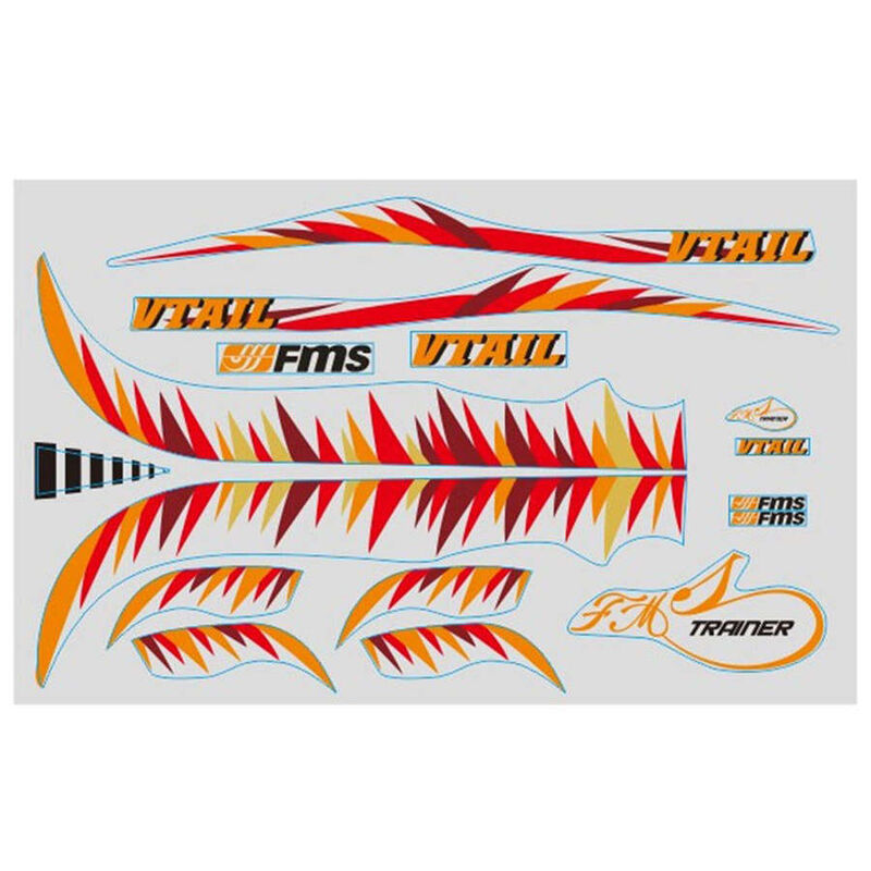 Decal Sheet: V-Tail 800mm