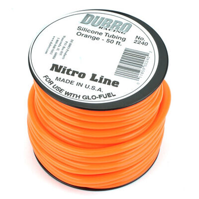 Silicone 50' Fuel Tubing, Orange Silicone 50' Fuel Tubing, Orange