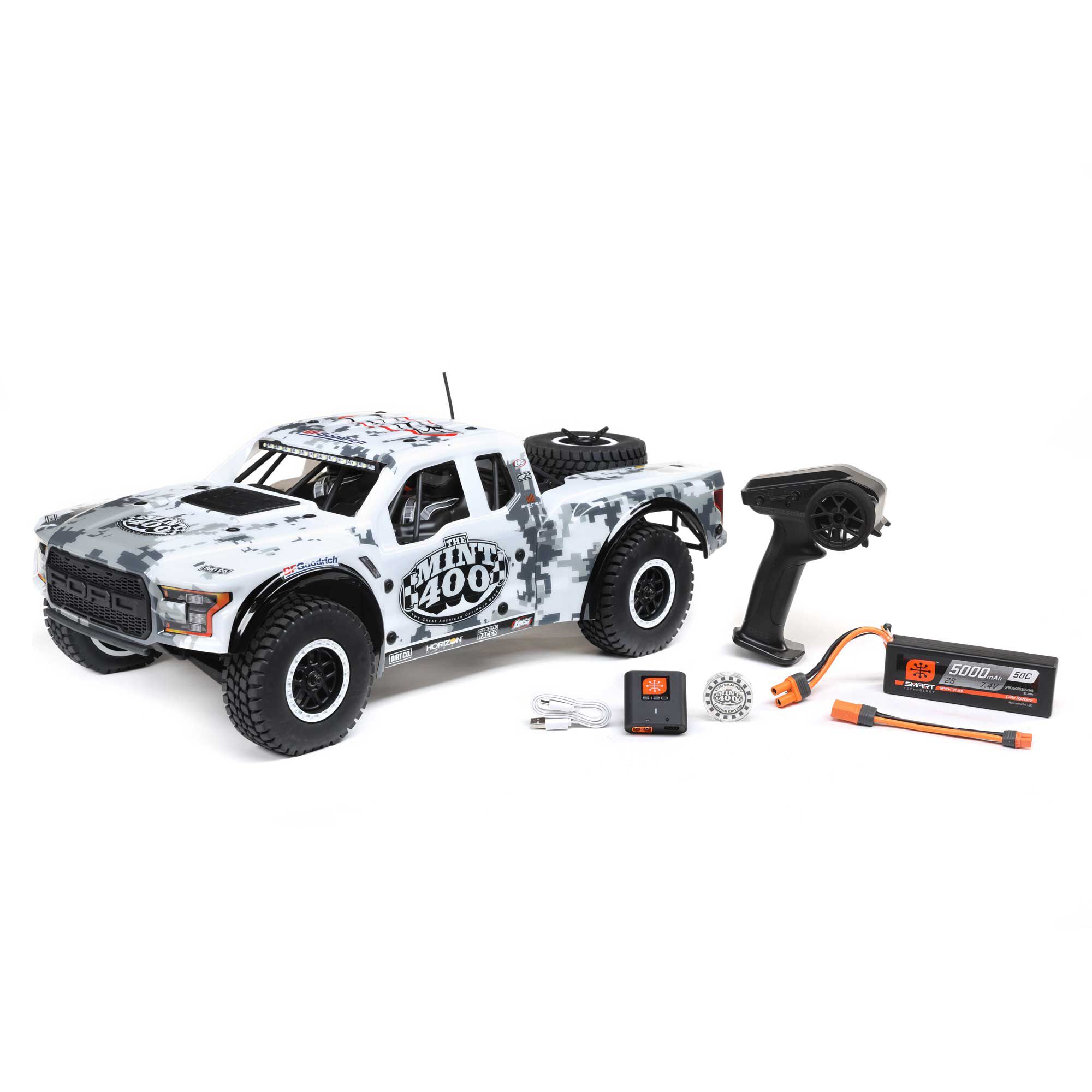 Rc Car Losi Raptor Rey 1/10 Ford Raptor Baja Rey 4WD Desert Truck