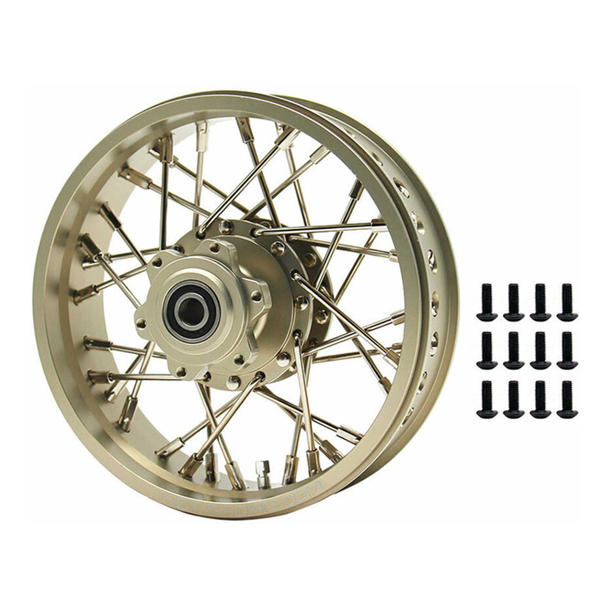 Rimo☆ Hot Racing Hot Racing 7075 CNC wire spoke wheel Rear fits Losi