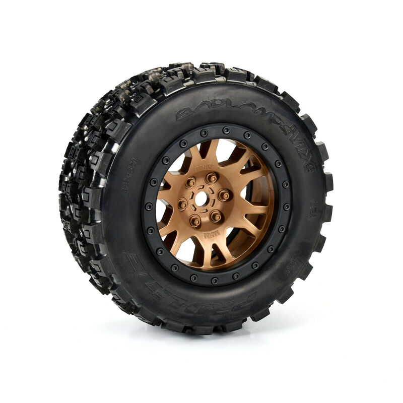 Limited Edition Badlands MX43 Pro-Loc F/R Mounted 24mm Bronze/Black Impulse (2): X-MAXX