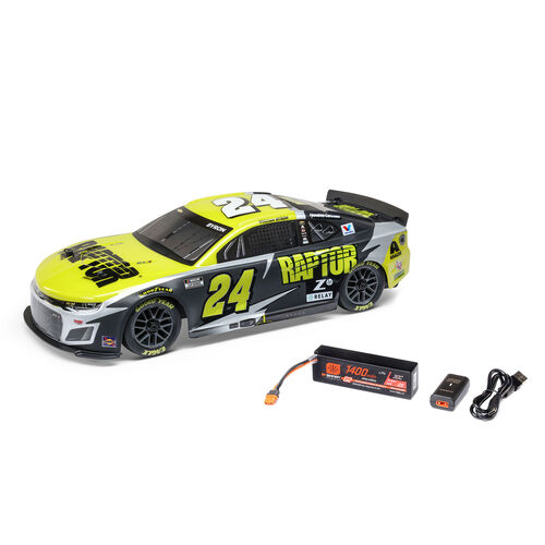 Losi 1/12 NASCAR RC Race Car William Byron No. 24 2025 Raptor Chevrolet ZL1 2S AWD Brushed On-Road (Battery & Charger Included)