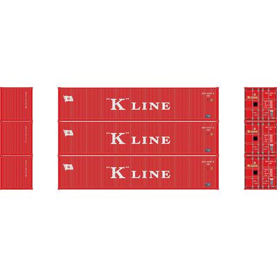 HO ATH 40' Corrugated Low-Cube Container, KKFU #180762 5/181117 4/182592 8 (3) HO ATH 40' Corrugated Low-Cube Container, KKFU #180762 5/181117 4/182592 8 (3)