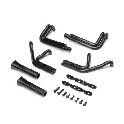 Header Set, Matte Black: 22S Sprint Header Set, Matte Black: 22S Sprint