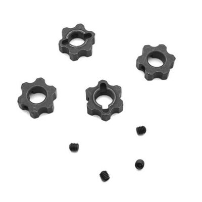 Wheel Hexes 12mm Lightened Steel (4): SCT410 SL Wheel Hexes 12mm Lightened Steel (4): SCT410 SL