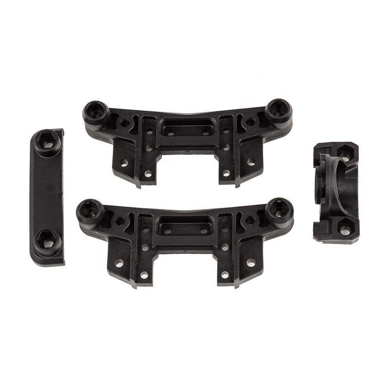 Shock Tower & Rear Bearing Support Set, 1/7 Team Associated SR7