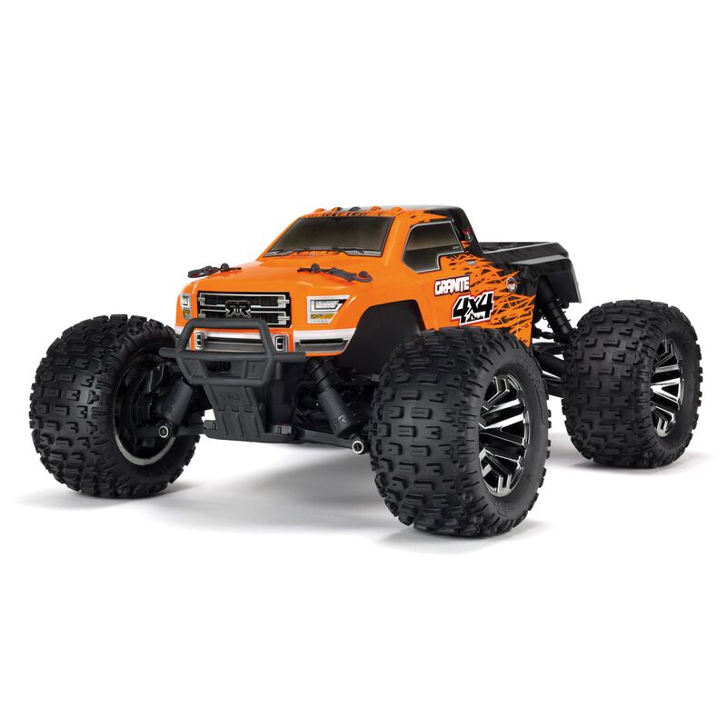 1/10 GRANITE 3S BLX 4WD Brushless Monster Truck with Spektrum RTR, Orange/Black