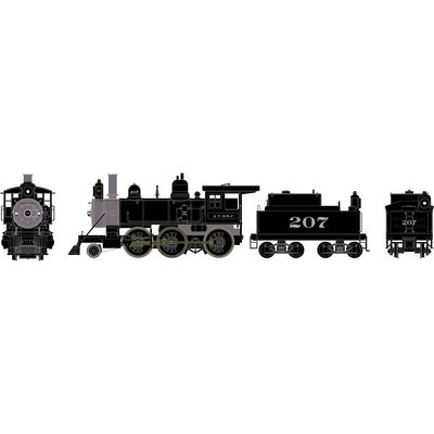 HO RTR Old Time 2-6-0 Mogul, ATSF #207 HO RTR Old Time 2-6-0 Mogul, ATSF #207