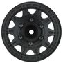 1/10 Raid F/R 2.8" Removable Hex Wheels MT 12mm (2) Black