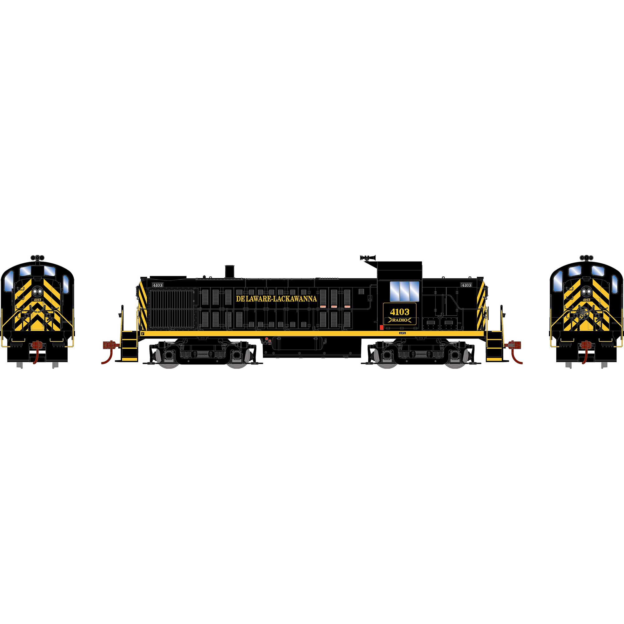 Athearn HO ATH RS-3 Locomotive w/DCC & Sound, DL #4103 | Horizon Hobby