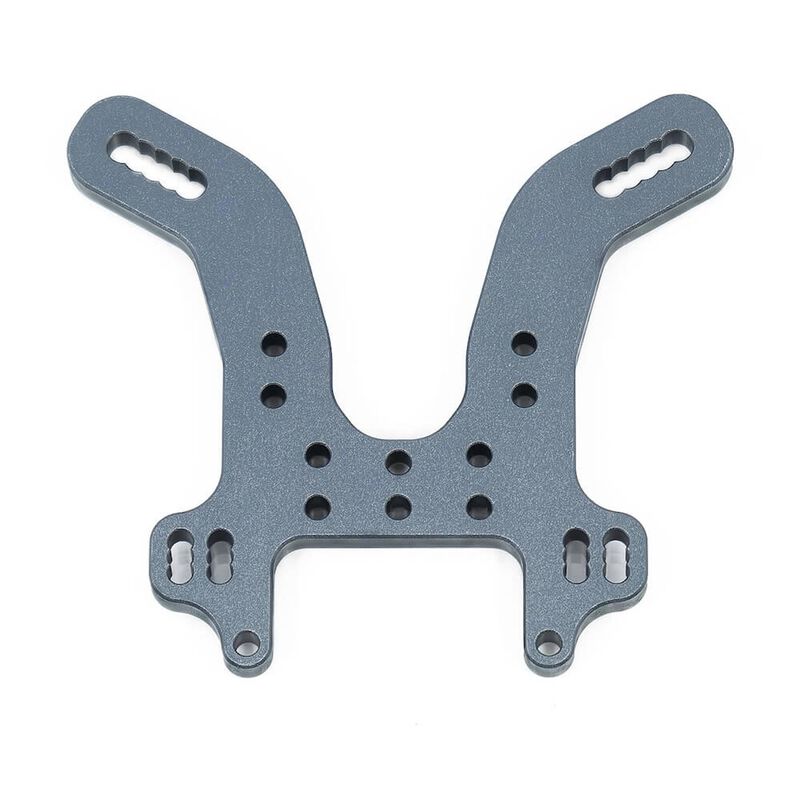 Aluminum Rear Shock Tower, Gunmetal, 1/8 Tekno EB/NB48 2.2