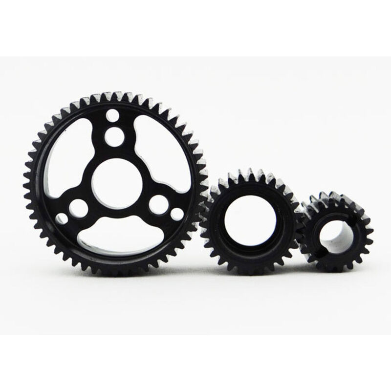 Hardened Steel Light Weight Gear Set: AX10, SCX10, SCX10 II RTR, SMT10, Wraith