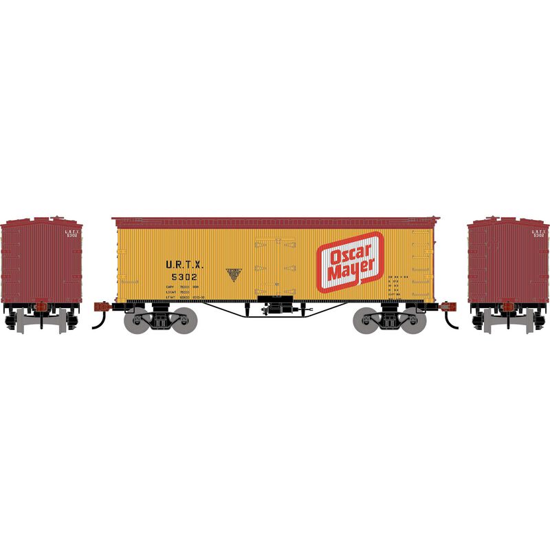 HO RND 36' Wooden Reefer, URTX #5302