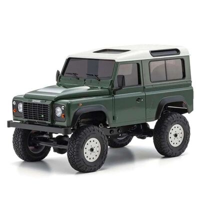 1/28 Land Rover Defender 90 Mini-Z 4x4 Crawler RTR, Coniston Green 1/28 Land Rover Defender 90 Mini-Z 4x4 Crawler RTR, Coniston Green