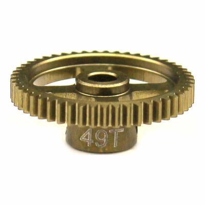49t 64p Hard Anodized 7075 Pinion Gear 49t 64p Hard Anodized 7075 Pinion Gear