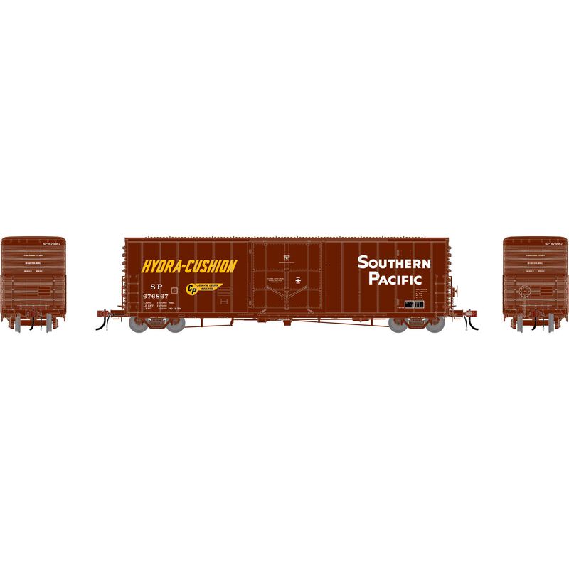 Athearn Genesis HO GEN 50' PC&F Box Car w/10'6" Plug Door, SP 'Houston Shops 1978' #676867