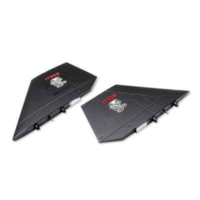 Fin Set; Black: SR-71 Twin 40mm EDF Fin Set; Black: SR-71 Twin 40mm EDF