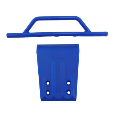 Front Bumper & Skid Plate, Blue: SLH Front Bumper & Skid Plate, Blue: SLH
