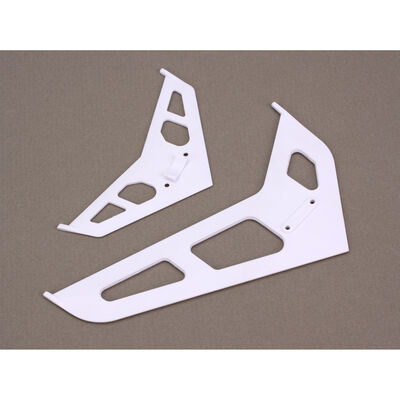 Stabilizer/Fin Set, White: B450, 330X, 330S Stabilizer/Fin Set, White: B450, 330X, 330S