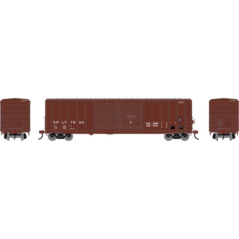 HO ATH 50' FMC 5077 Centered Double Door Box Car, CPLT #7853
