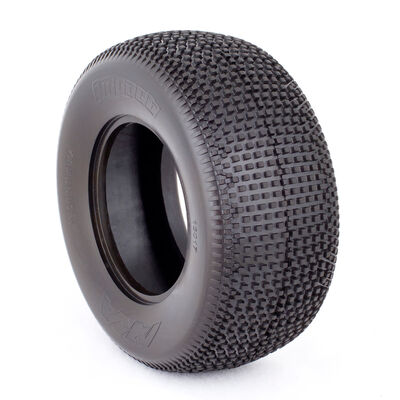 1/10 Impact Wide SSLW Short Course Tires with Red Insert (2) 1/10 Impact Wide SSLW Short Course Tires with Red Insert (2)